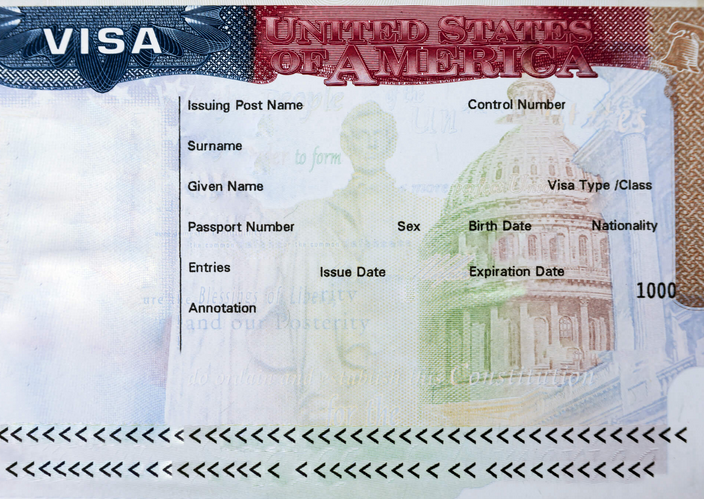 A Passport with a Visa